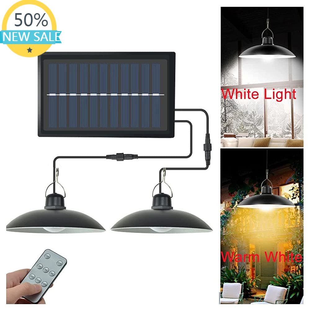Smart Garden Light Controller - Solarna lampa wisząca z podwójną głowicą,