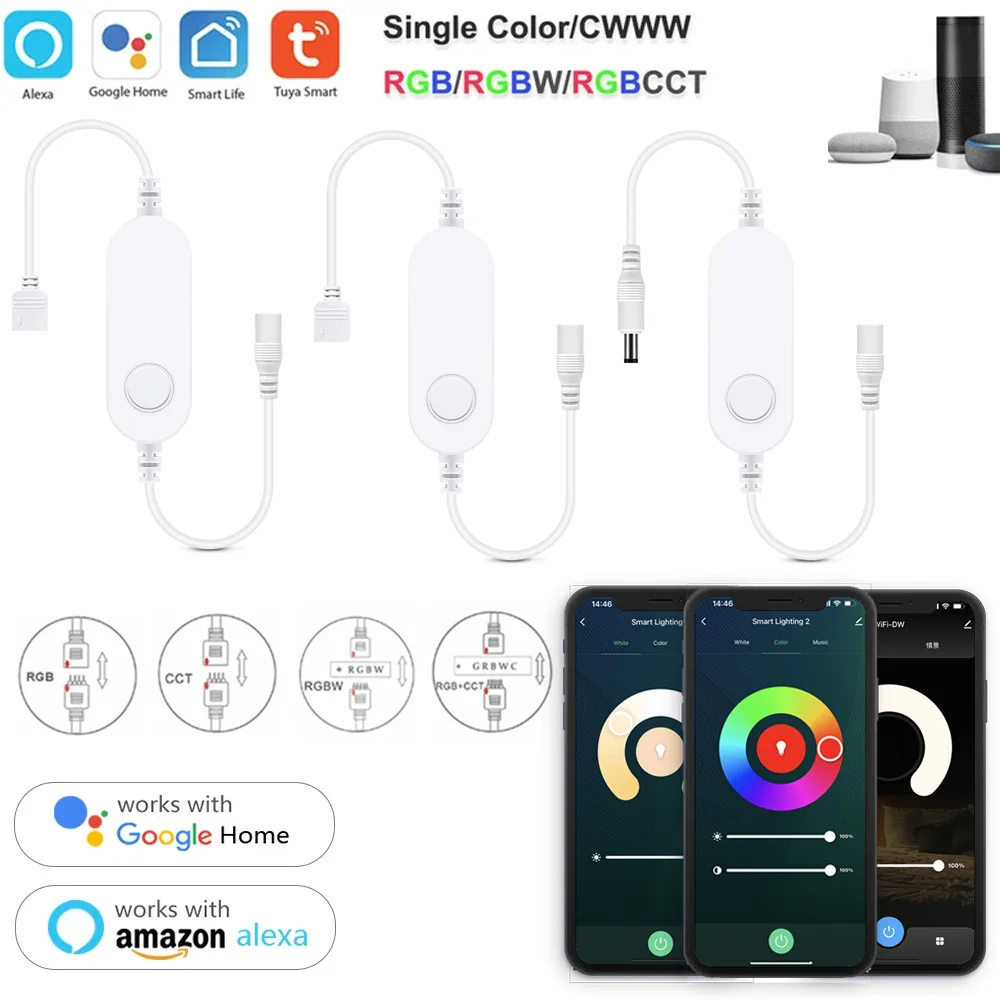 Smart Garden Light Controller - Mini Tuya Wifi Led Dimmer DC12