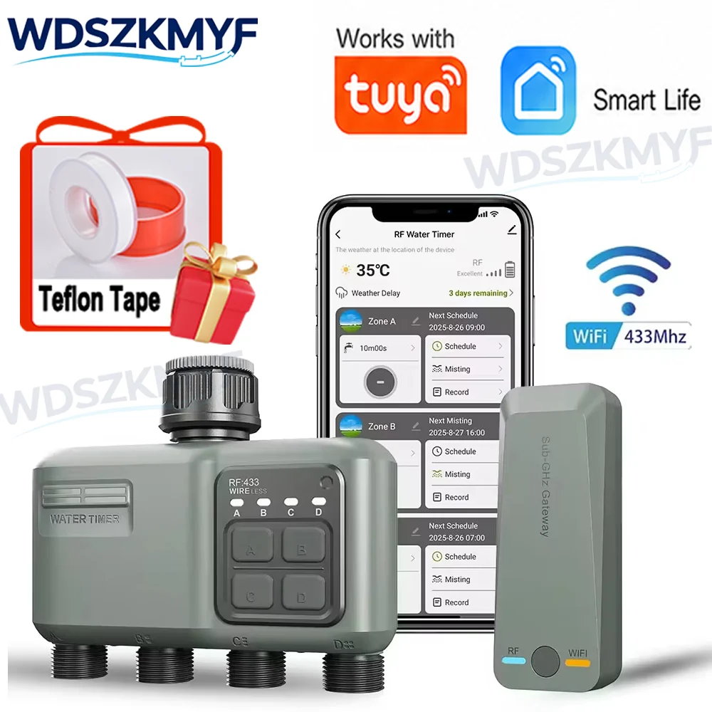 Smart Garden Tools - Inteligentny sterownik nawadniania ogrodu WiFi RF433