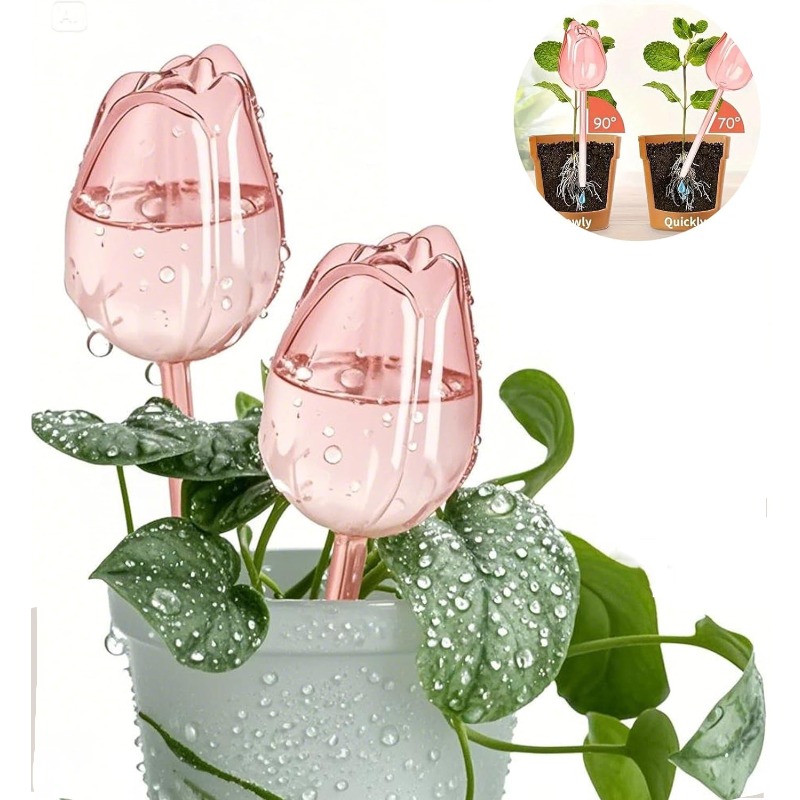 Różowe kulki do podlewania roś – Plant Watering Globe recenzja i cena