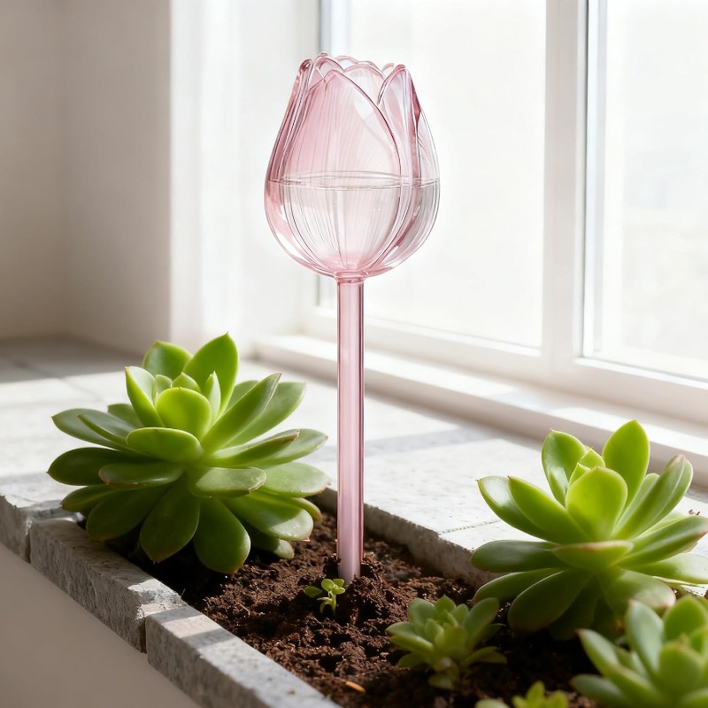 Różowe kulki do podlewania roś – Plant Watering Globe recenzja i cena