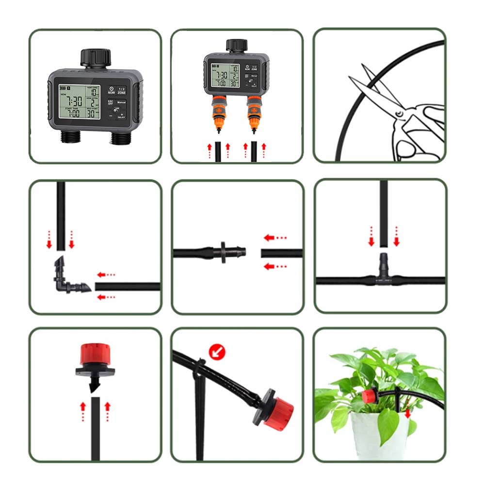 Dwuzonowy, niezależny wyświetl – Smart Garden Tools recenzja i cena